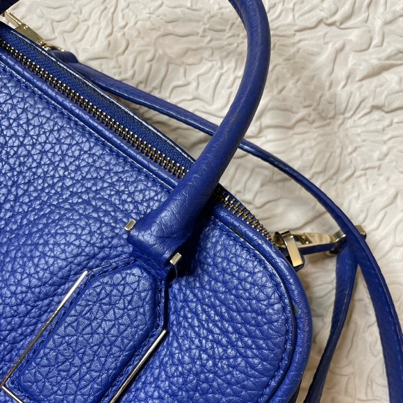 Kate Spade Cecil Court Cobalt Blue Pebble Leather Satchel - Picture 4 of 13